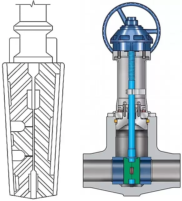 شیر کشویی با دیسک موازی (Parallel Disc Gate Valve)