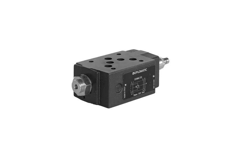 شیر SD4M: شیر ترتیبی مستقیمکار مدولار برای استاندارد ISO 4401-05 دوپلوماتیک