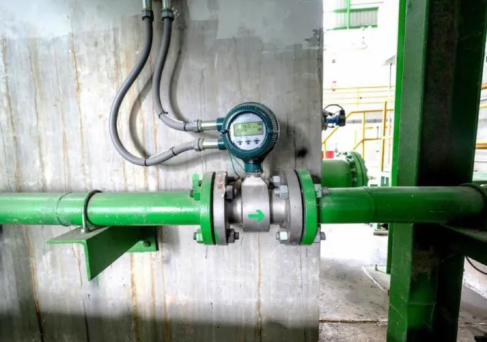 فلومتر نصب شده در پروژه