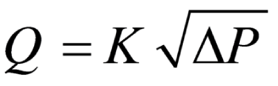 فرمول فلومتر اختلاف فشاری